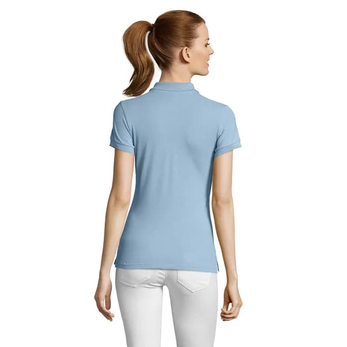 PASSION DAMEN POLO 170g - PASSION - Sky Blue Pique