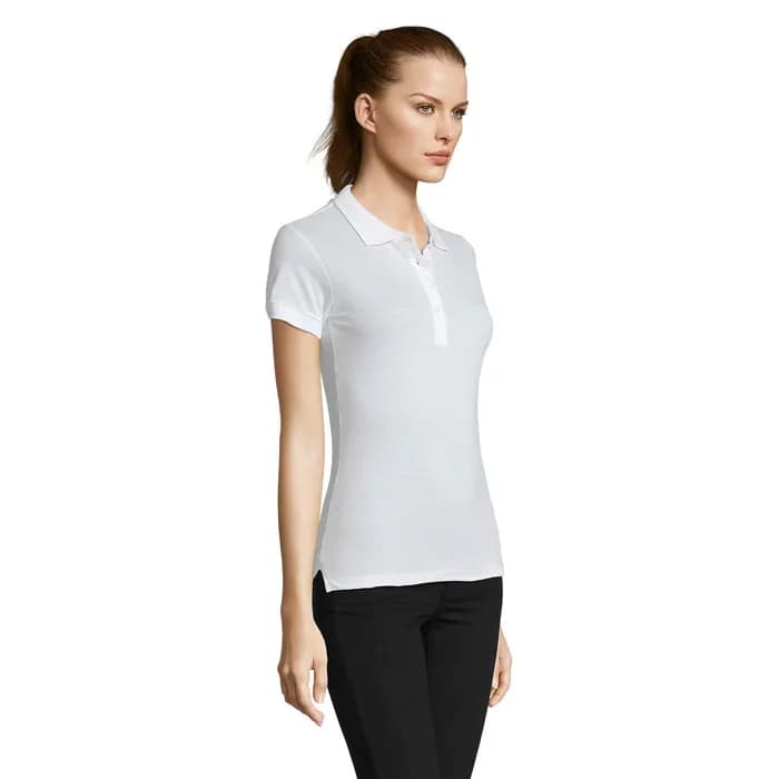 PASSION DAMEN POLO 170g - PASSION - White