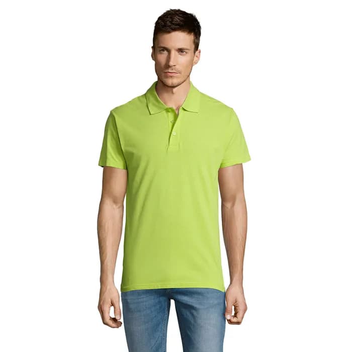 SUMMER II MEN Polo 170g - SUMMER II - Apple Green
