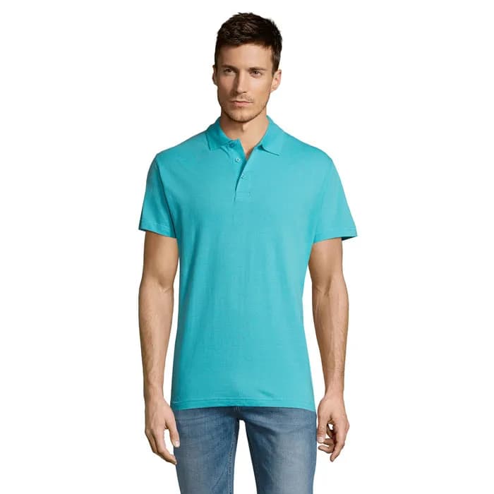 SUMMER II MEN Polo 170g - SUMMER II - Atoll-Blau