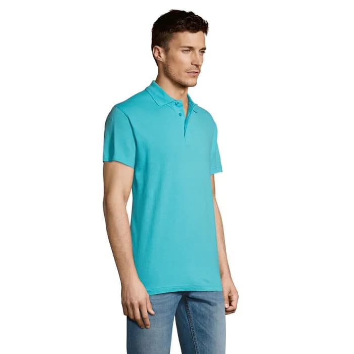SUMMER II MEN Polo 170g - SUMMER II - Atoll-Blau
