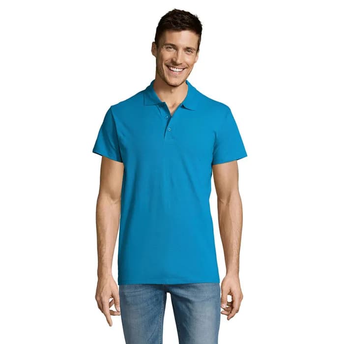 SUMMER II MEN Polo 170g - SUMMER II - Aqua