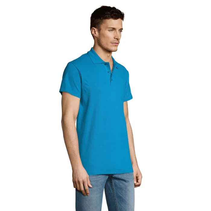 SUMMER II MEN Polo 170g - SUMMER II - Aqua