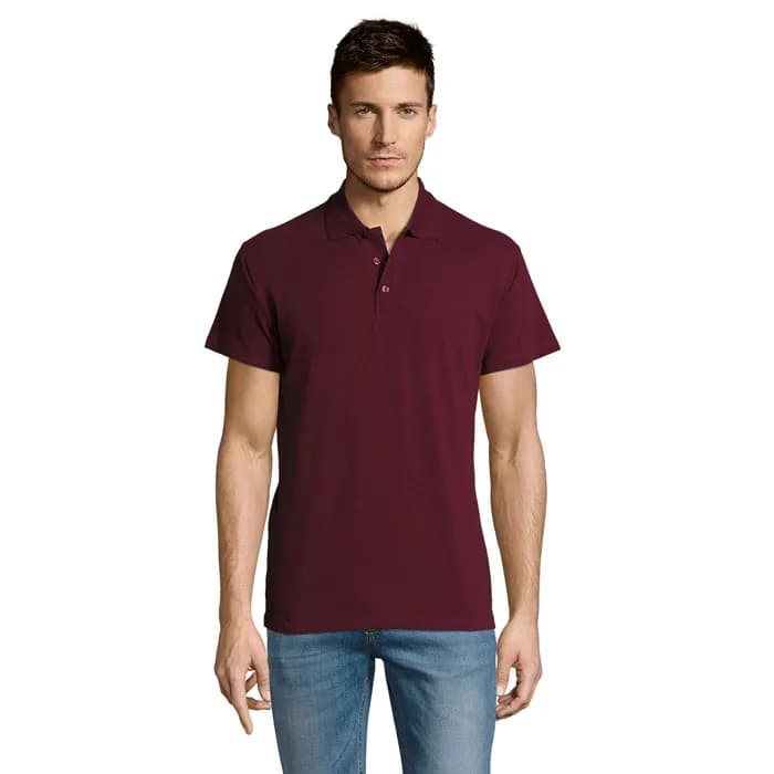 SUMMER II MEN Polo 170g - SUMMER II - Burgundy