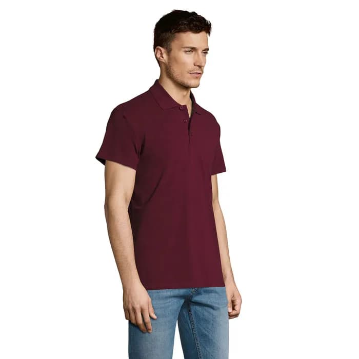 SUMMER II MEN Polo 170g - SUMMER II - Burgundy