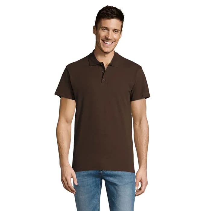 SUMMER II MEN Polo 170g - SUMMER II - Chocolate