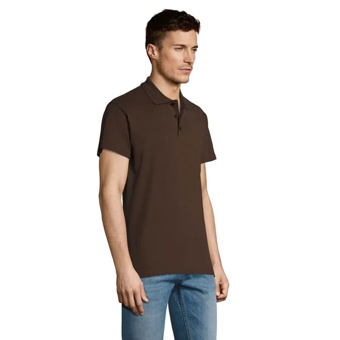 SUMMER II MEN Polo 170g - SUMMER II - Chocolate