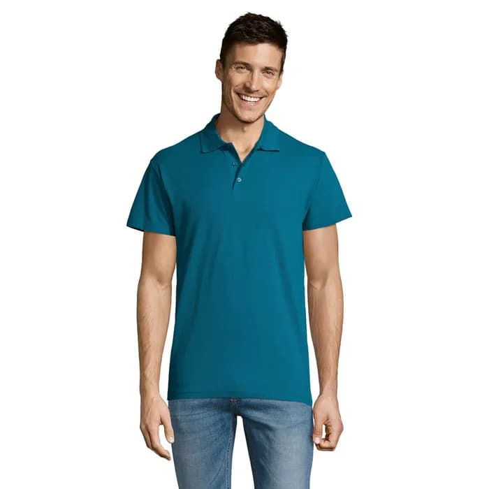 SUMMER II MEN Polo 170g - SUMMER II - Entenblau