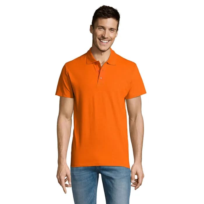 SUMMER II MEN Polo 170g - SUMMER II - Orange