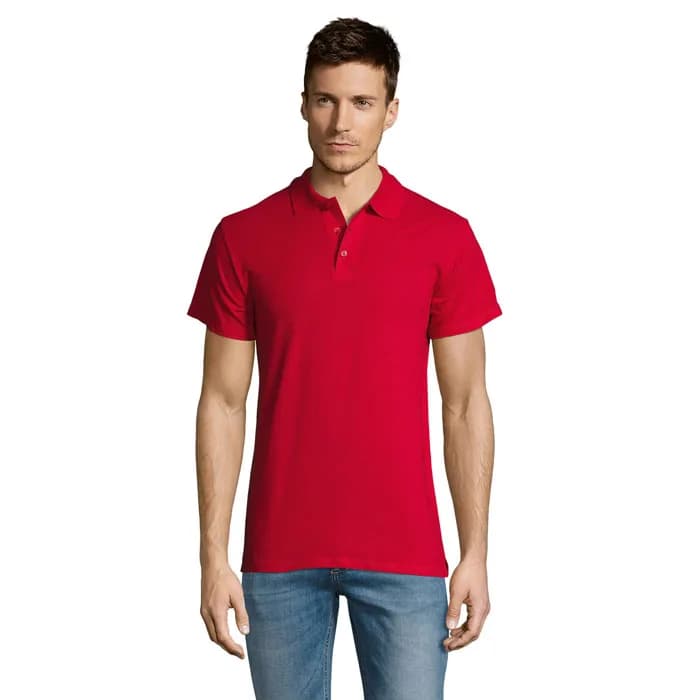 SUMMER II MEN Polo 170g - SUMMER II - Red