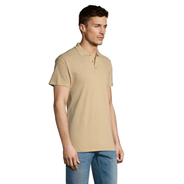 SUMMER II MEN Polo 170g - SUMMER II - Sand
