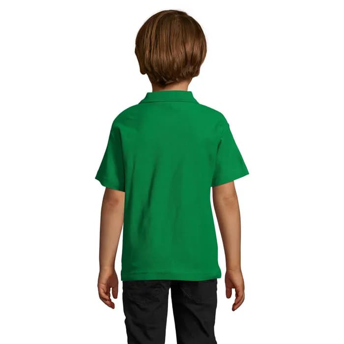 SUMMER II KIDS Polo 170g - SUMMER II KIDS - Kelly Green