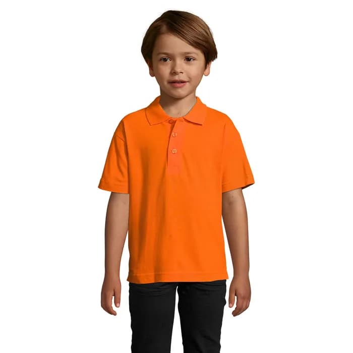 SUMMER II KIDS Polo 170g - SUMMER II KIDS - Orange