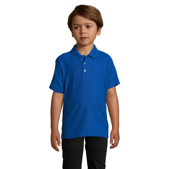 SUMMER II KIDS Polo 170g - SUMMER II KIDS - Royal Blue