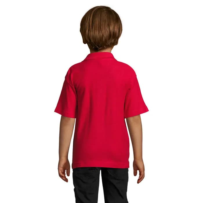 SUMMER II KIDS Polo 170g - SUMMER II KIDS - Red