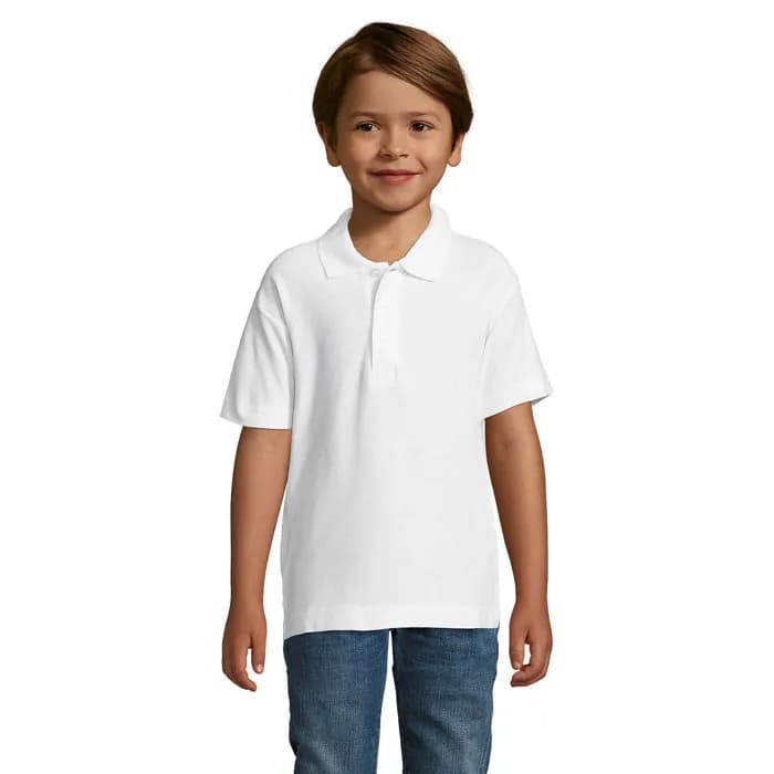 SUMMER II KIDS Polo 170g - SUMMER II KIDS - White
