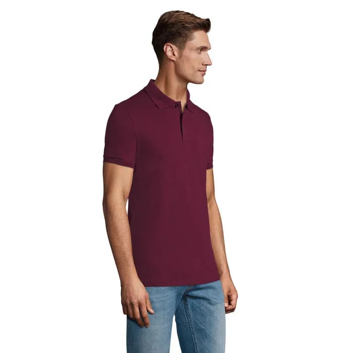 PERFECT MEN Polo 180g - PERFECT MEN - Burgundy