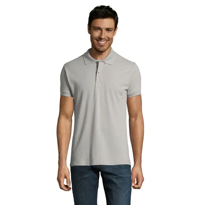 PERFECT MEN Polo 180g - PERFECT MEN - Pure Grey