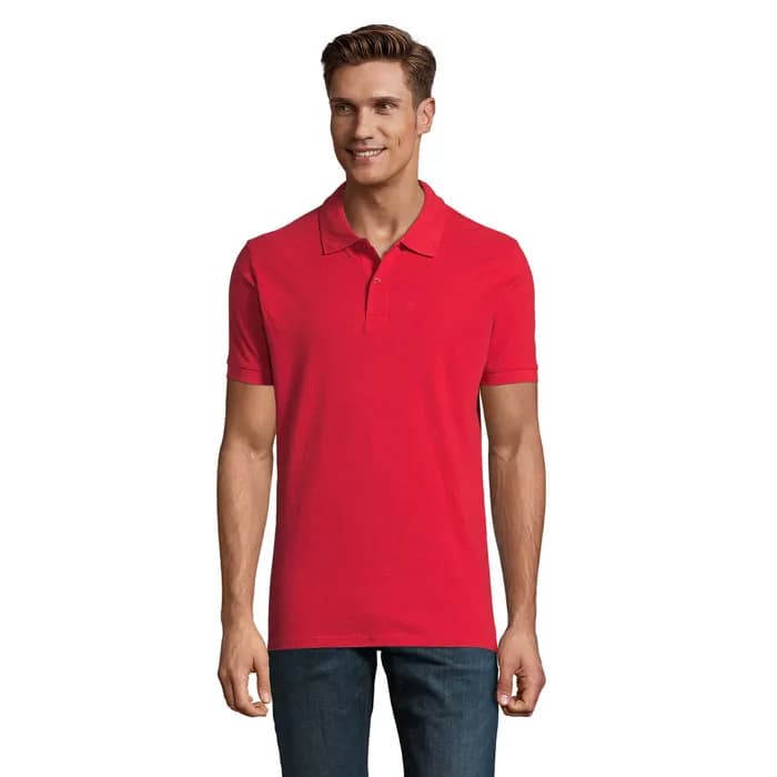 PERFECT MEN Polo 180g - PERFECT MEN - Red