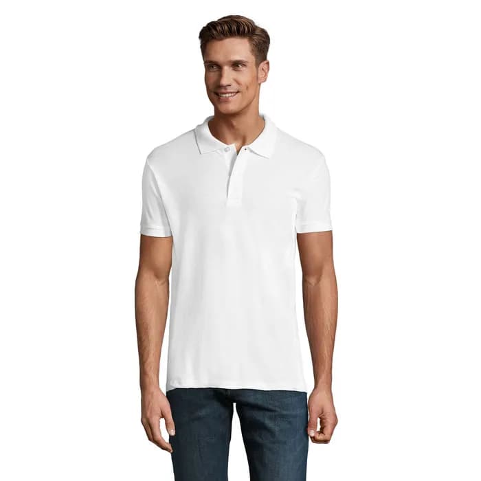 PERFECT MEN Polo 180g - PERFECT MEN - White