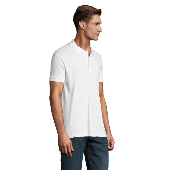 PERFECT MEN Polo 180g - PERFECT MEN - White