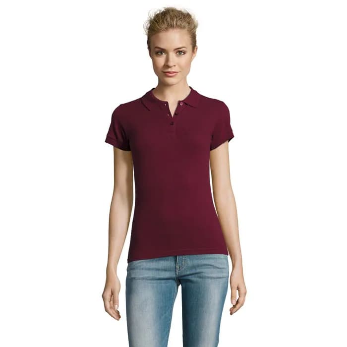 PERFECT DAMEN POLO 180g - PERFECT WOMEN - Burgundy