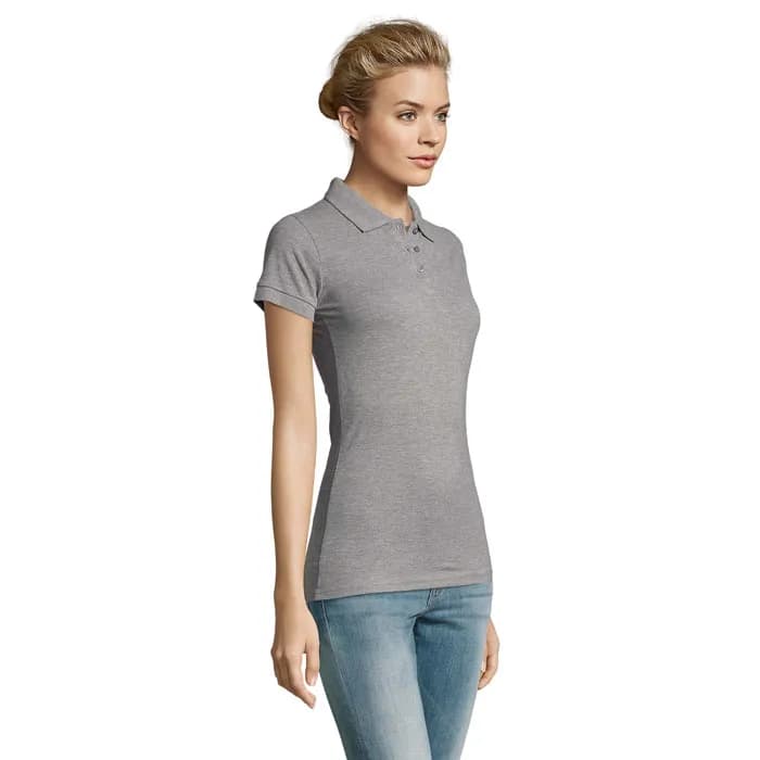 PERFECT DAMEN POLO 180g - PERFECT WOMEN - Grau-Melange 2