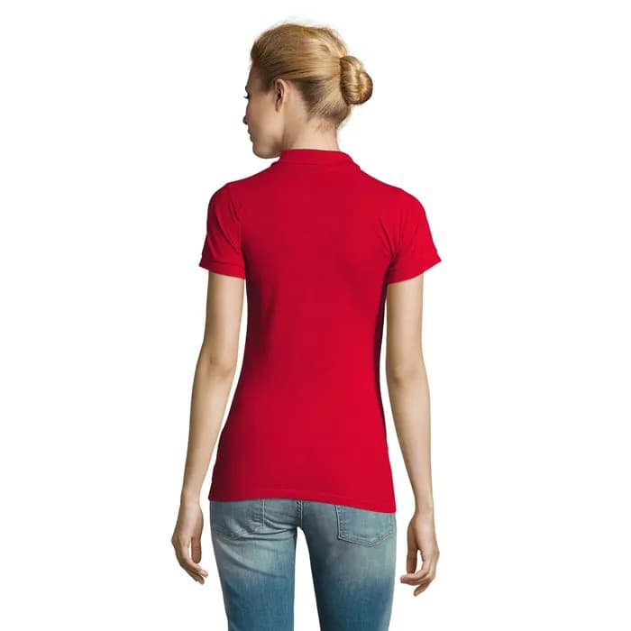 PERFECT DAMEN POLO 180g - PERFECT WOMEN - Red