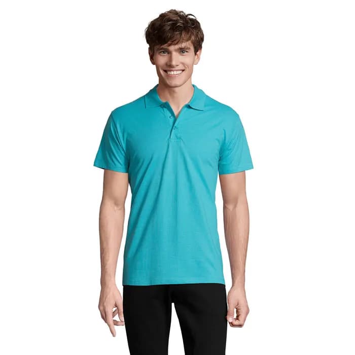 SPRING II MEN Polo 210g - SPRING II - Atoll-Blau