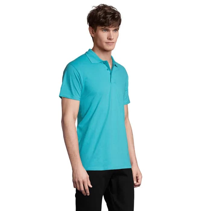 SPRING II MEN Polo 210g - SPRING II - Atoll-Blau