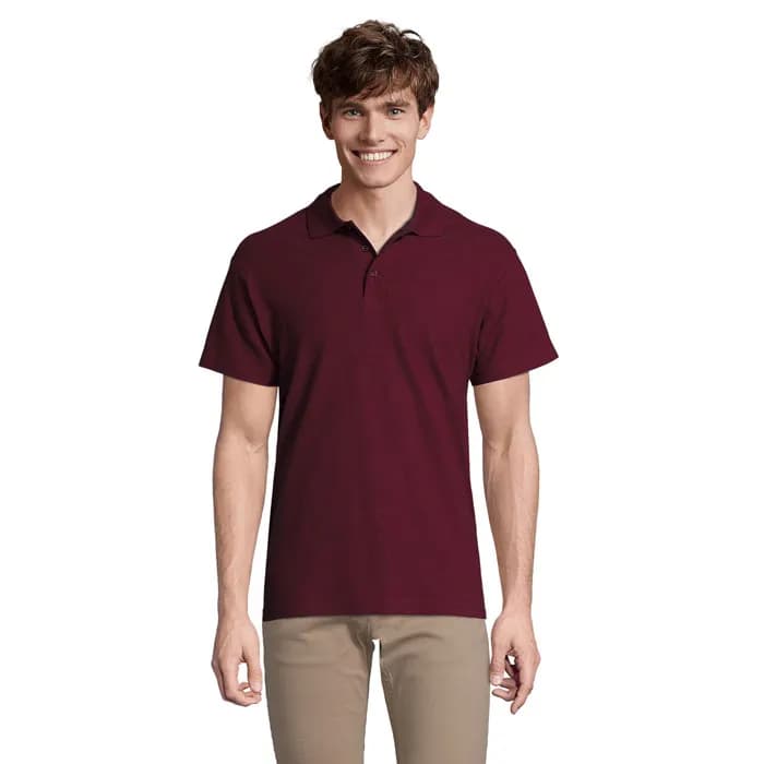 SPRING II MEN Polo 210g - SPRING II - Burgundy