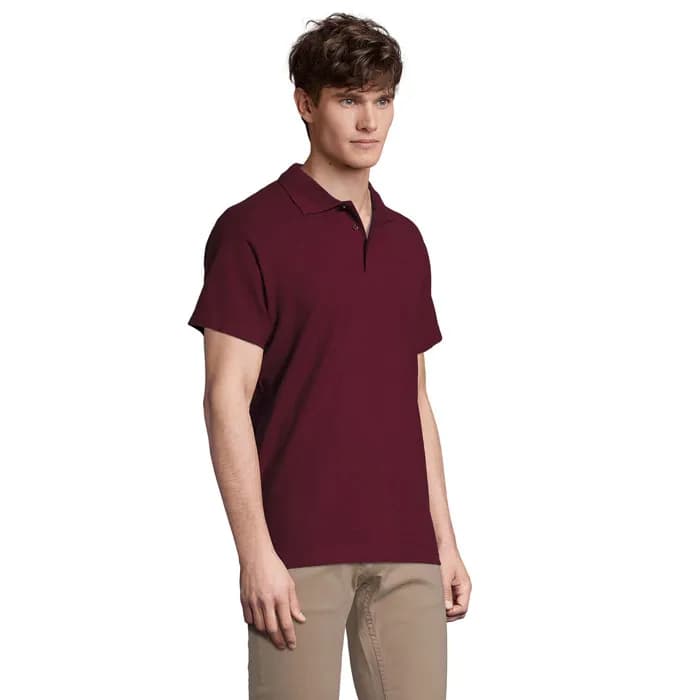 SPRING II MEN Polo 210g - SPRING II - Burgundy