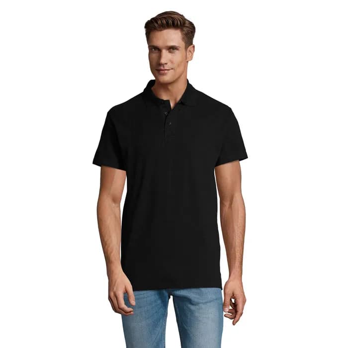 SPRING II MEN Polo 210g - SPRING II - Schwarz