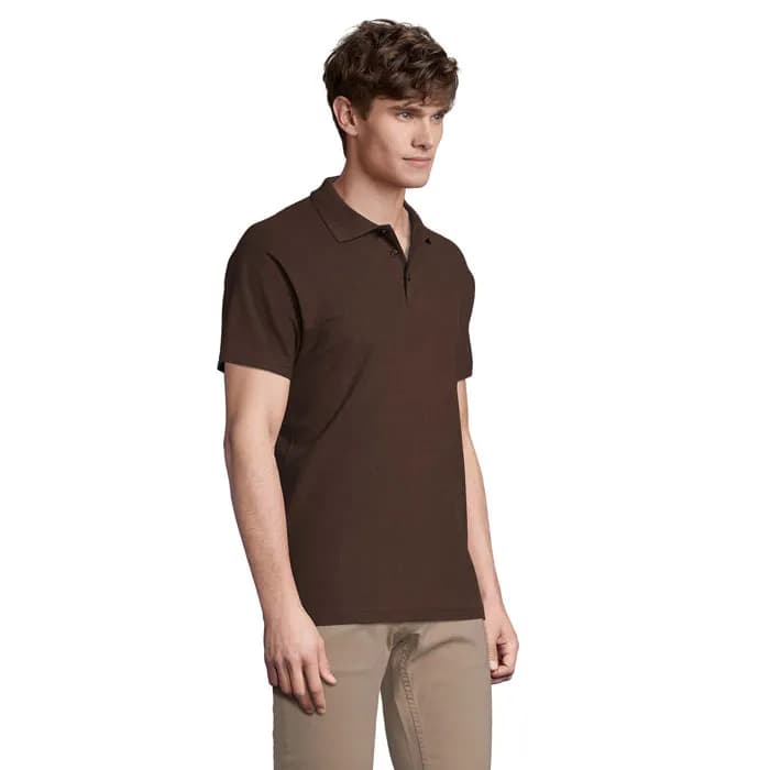 SPRING II MEN Polo 210g - SPRING II - Chocolate