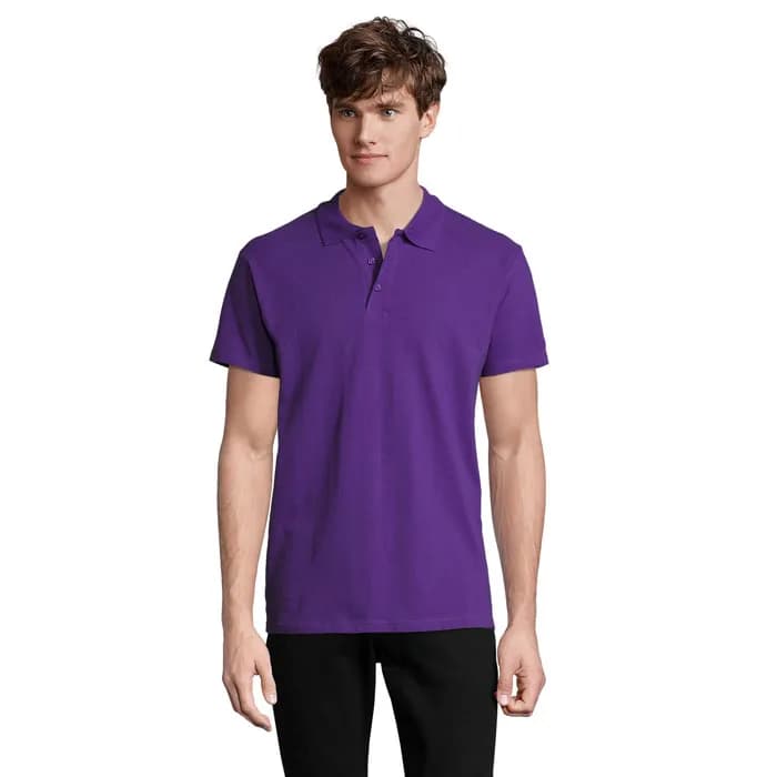SPRING II MEN Polo 210g - SPRING II - Dark Purple