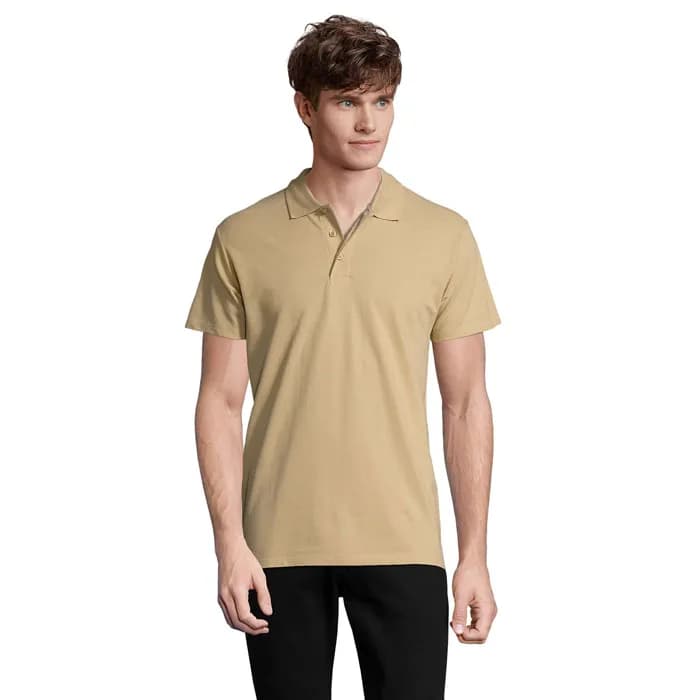 SPRING II MEN Polo 210g - SPRING II - Sand