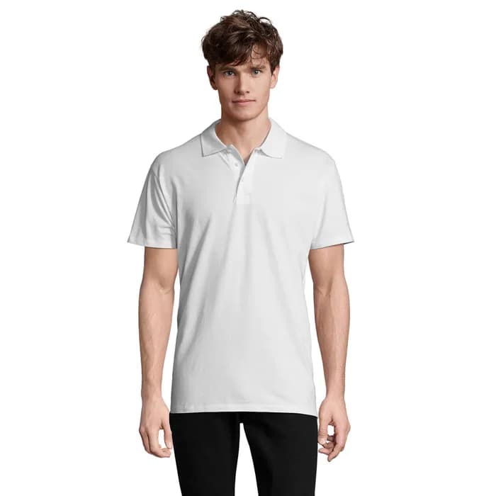 SPRING II MEN Polo 210g - SPRING II - White