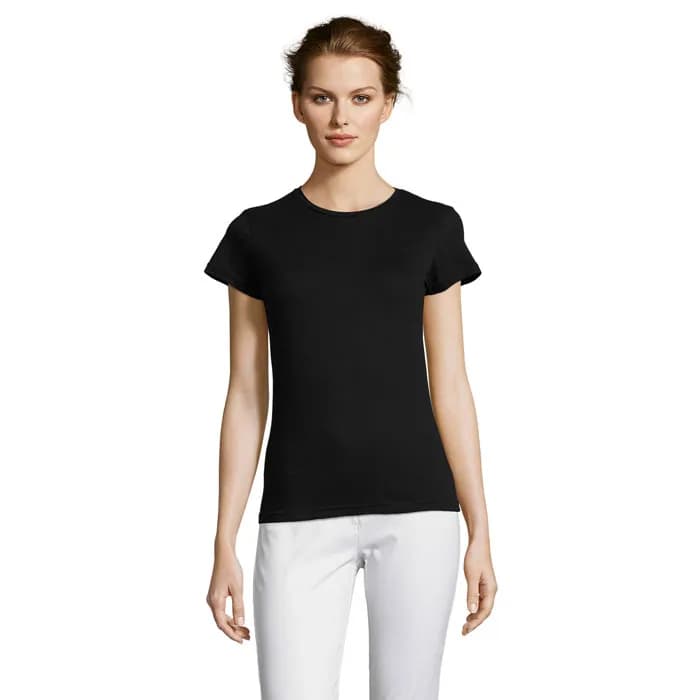 MISS WOMEN'S T-SHIRT 150 - MISS - Deep Black