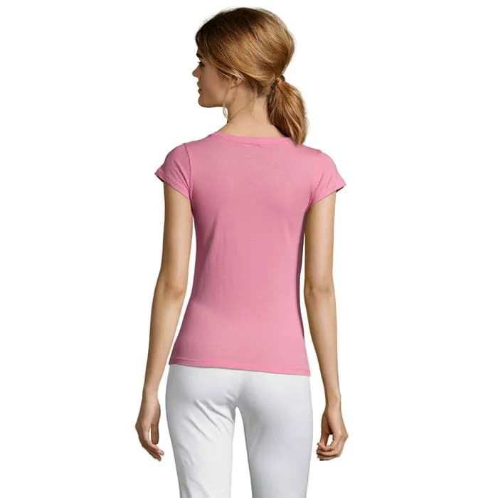 MOON DAMENT-SHIRT 150g - MOON - Orchid Pink