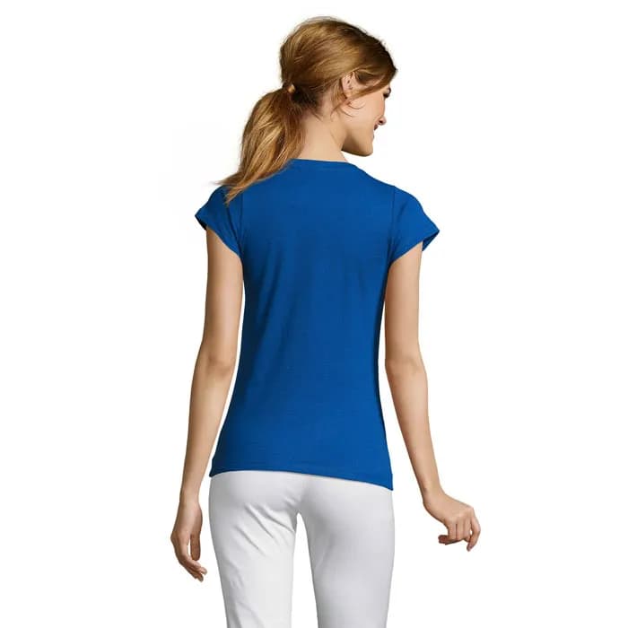 MOON DAMENT-SHIRT 150g - MOON - Royal Blue
