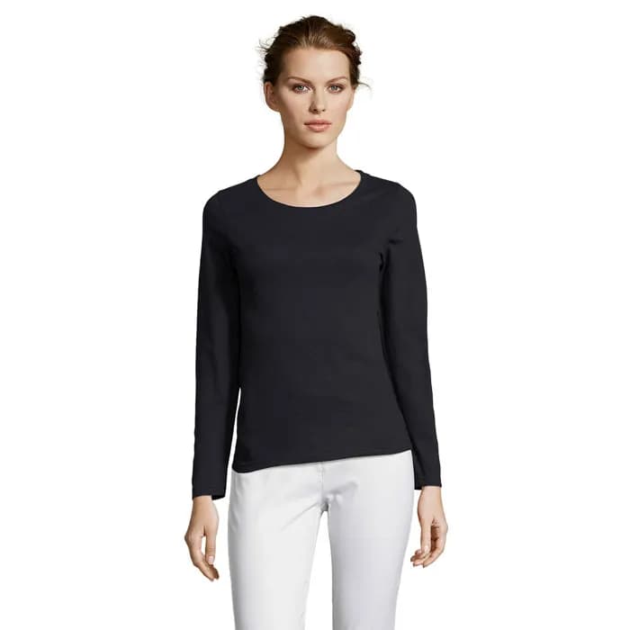 MAJESTIC DAMENT-SHIRT 150g - MAJESTIC - Navy