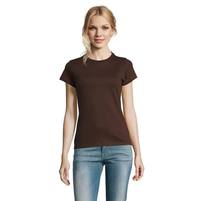 IMPERIAL WOMEN T-Shirt 190g - IMPERIAL WOMEN - Chocolate