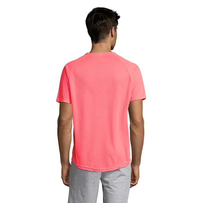 SPORTY MEN T-Shirt - SPORTY - Neon Coral