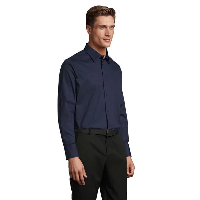 BRIGHTON STRETCH MEN SHIRT - BRIGHTON - Dark Blue