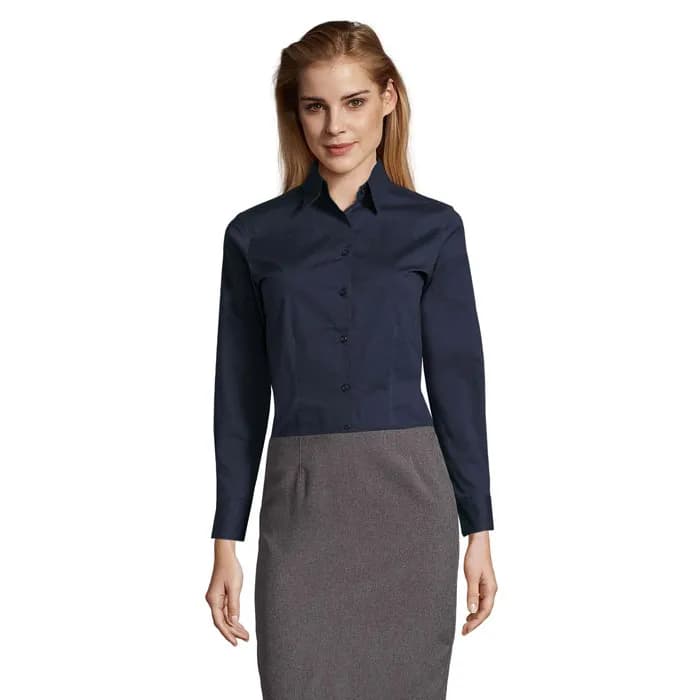 EDEN STRETCH WOMEN SHIRT - EDEN - Dark Blue