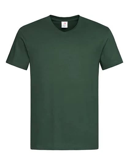 Classic-T V-Neck - Bottle Green