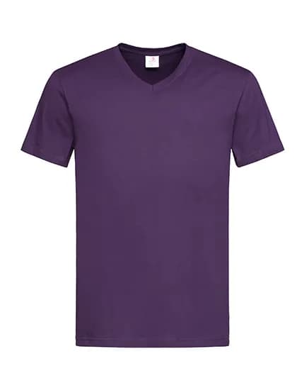 Classic-T V-Neck - Deep Berry