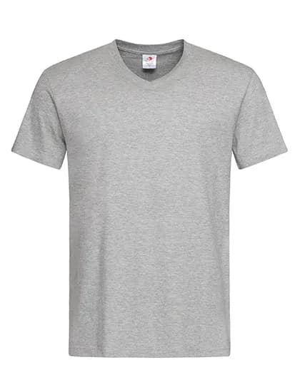 Classic-T V-Neck - Grey Heather