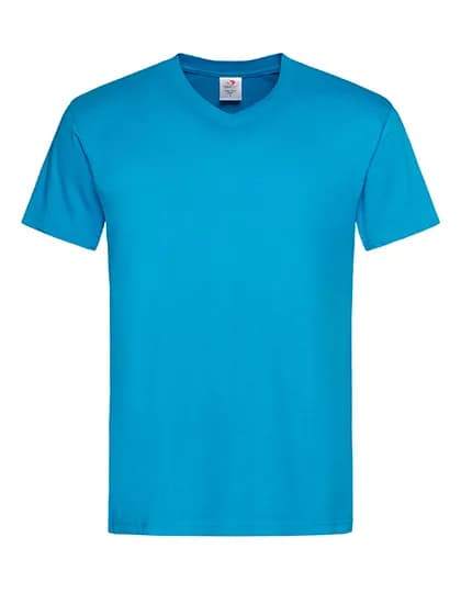 Classic-T V-Neck - Ocean Blue