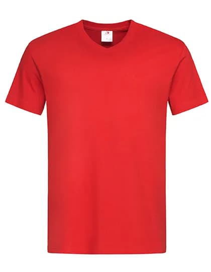 Classic-T V-Neck - Scarlet Red